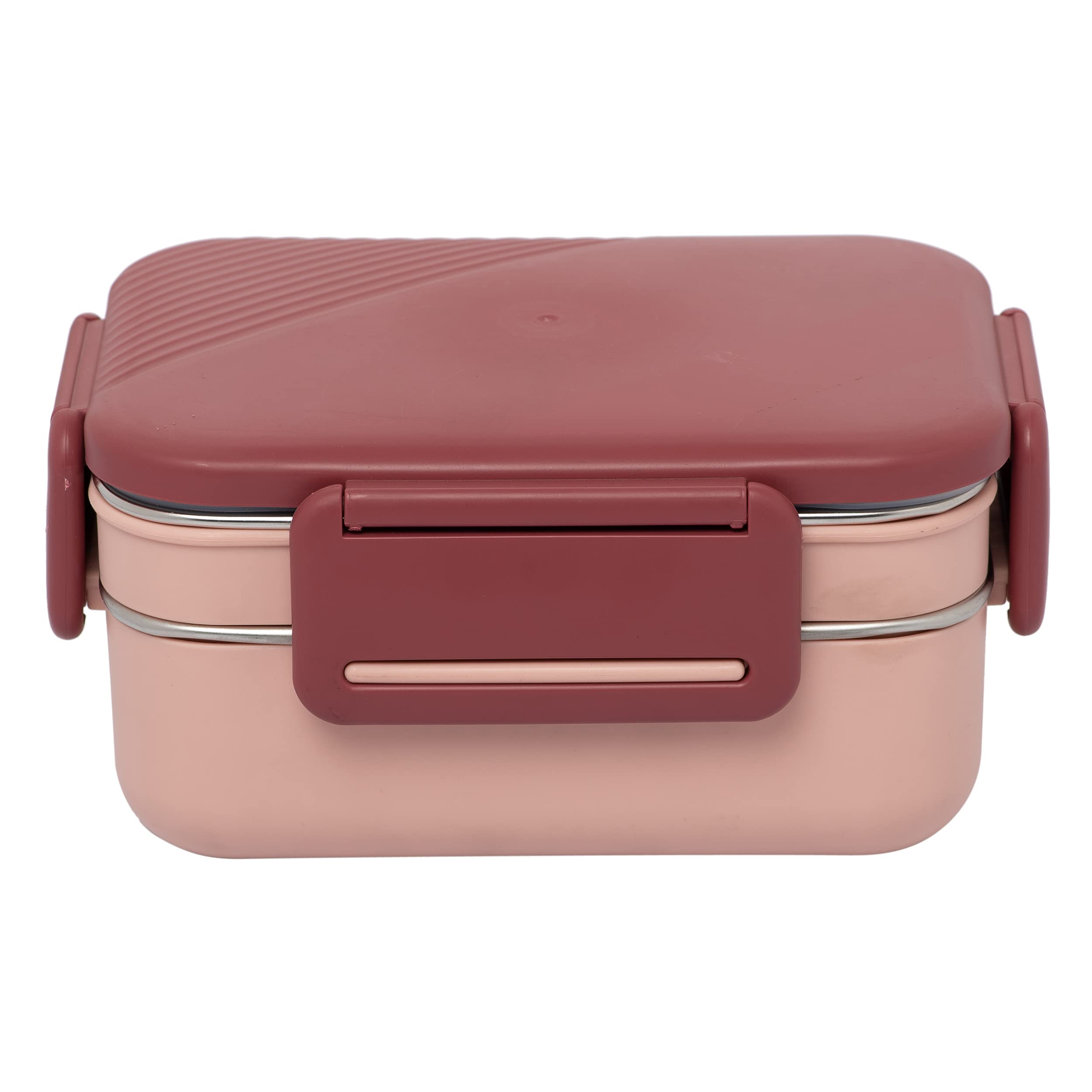 TONSYL Bento Box for Adults & Kids, Leakproof Stackable Large Capacity Dishwasher Safe Bento Airtight Container Double Layer Lunch Box Student Food Storage Divided Tableware,Suitable