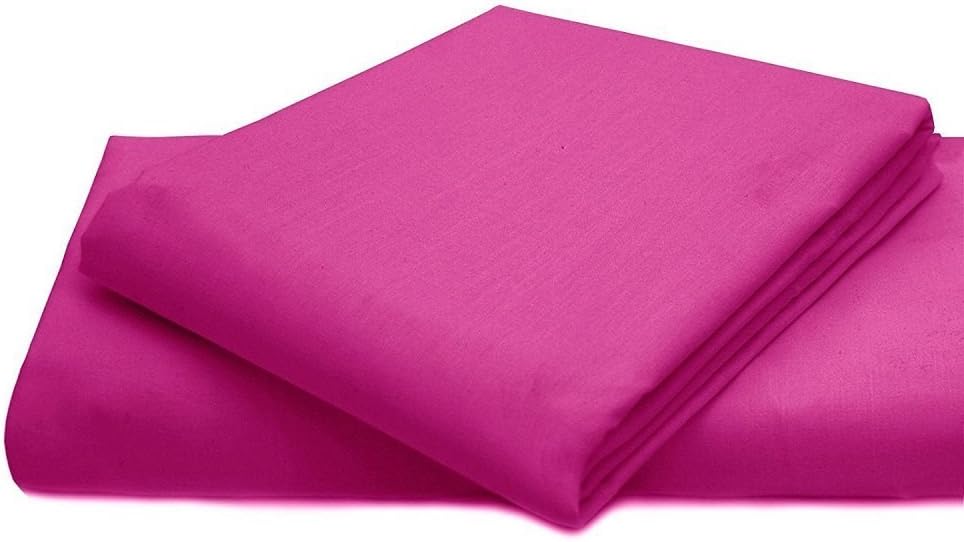 Glamptex Essentials BED SHEETS FITTED SHEETS LUXURY BEDDING SHEETS SINGLE DOUBLE KING SUPER KING (Super King, Fuchsia)