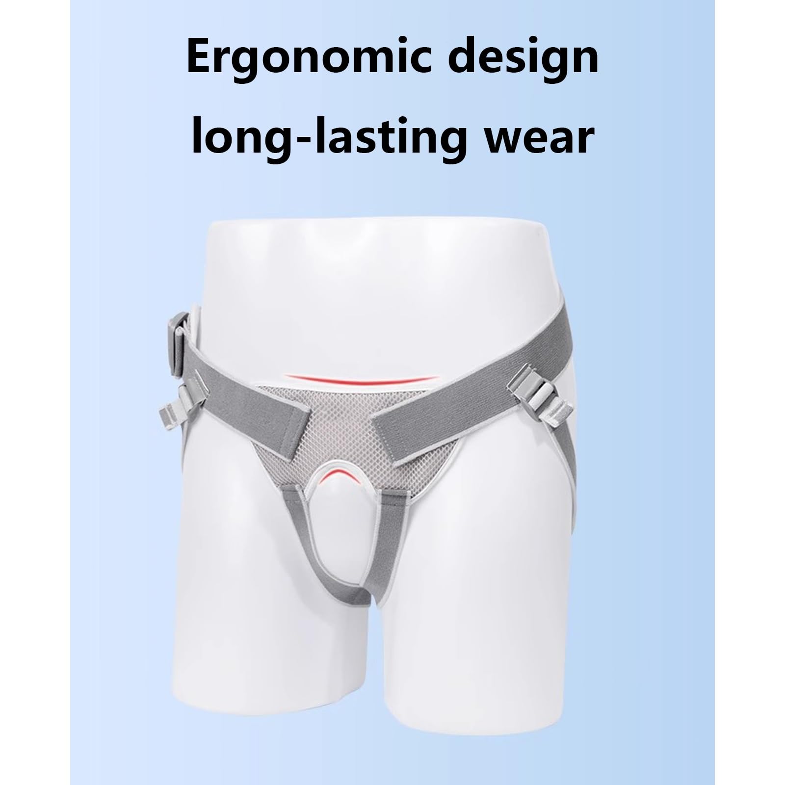 Fascia Ernia Inguinale Uomo, Ernia Inguinale Uomo, Cintura per Ernia Inguinale, Cintura Antidolorifica per Ernia con Elastico Regolabile E Cuscinetto di Compressione Rimovibile(Small)