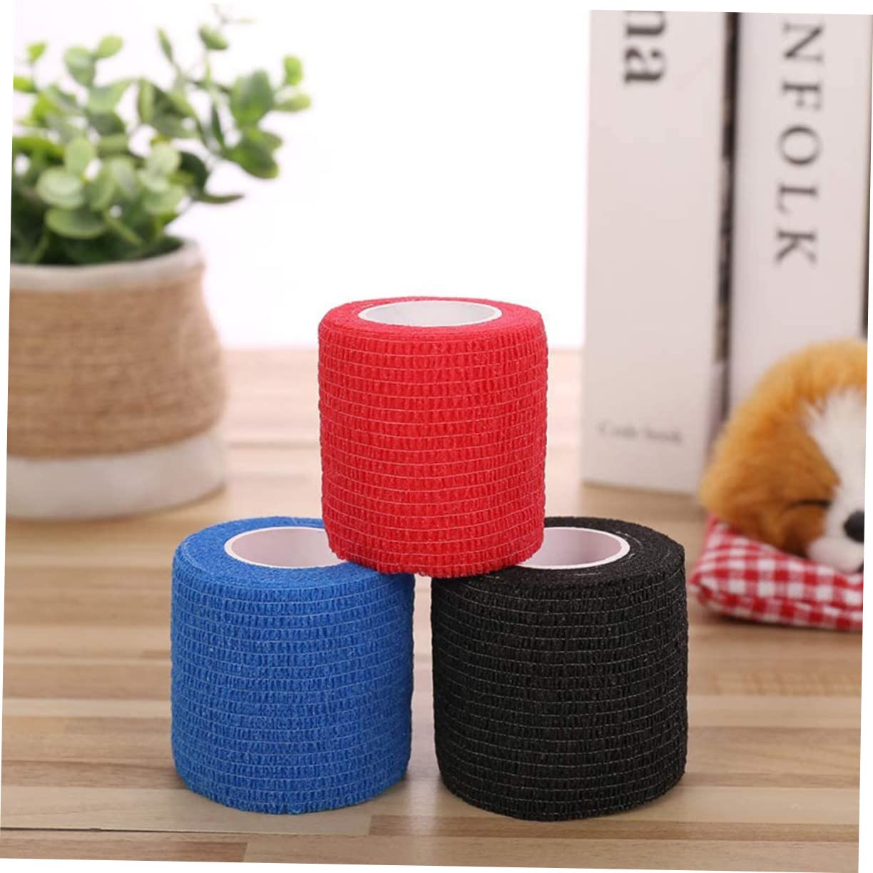 NOLITOY 3pcs Strap Sport Tape Pet Tape Pet Tape Self- Protective Athletic Tape Combination Sports Non-Woven Fabric