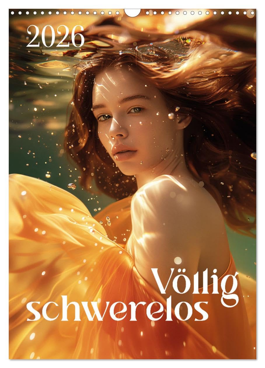 Completely weightless UK-Version (Wall Calendar 2026 DIN A3 Portrait), CALVENDO 12 Month Wall Calendar — image 1