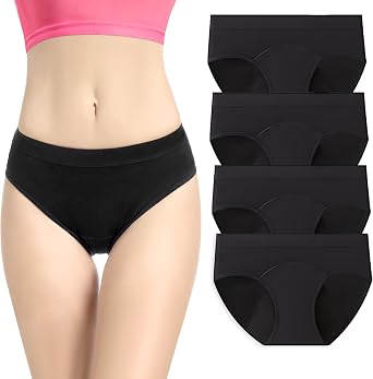 4 Pack Teen Period Pants | Period Underwear for Teenage Girls 8-18 Years