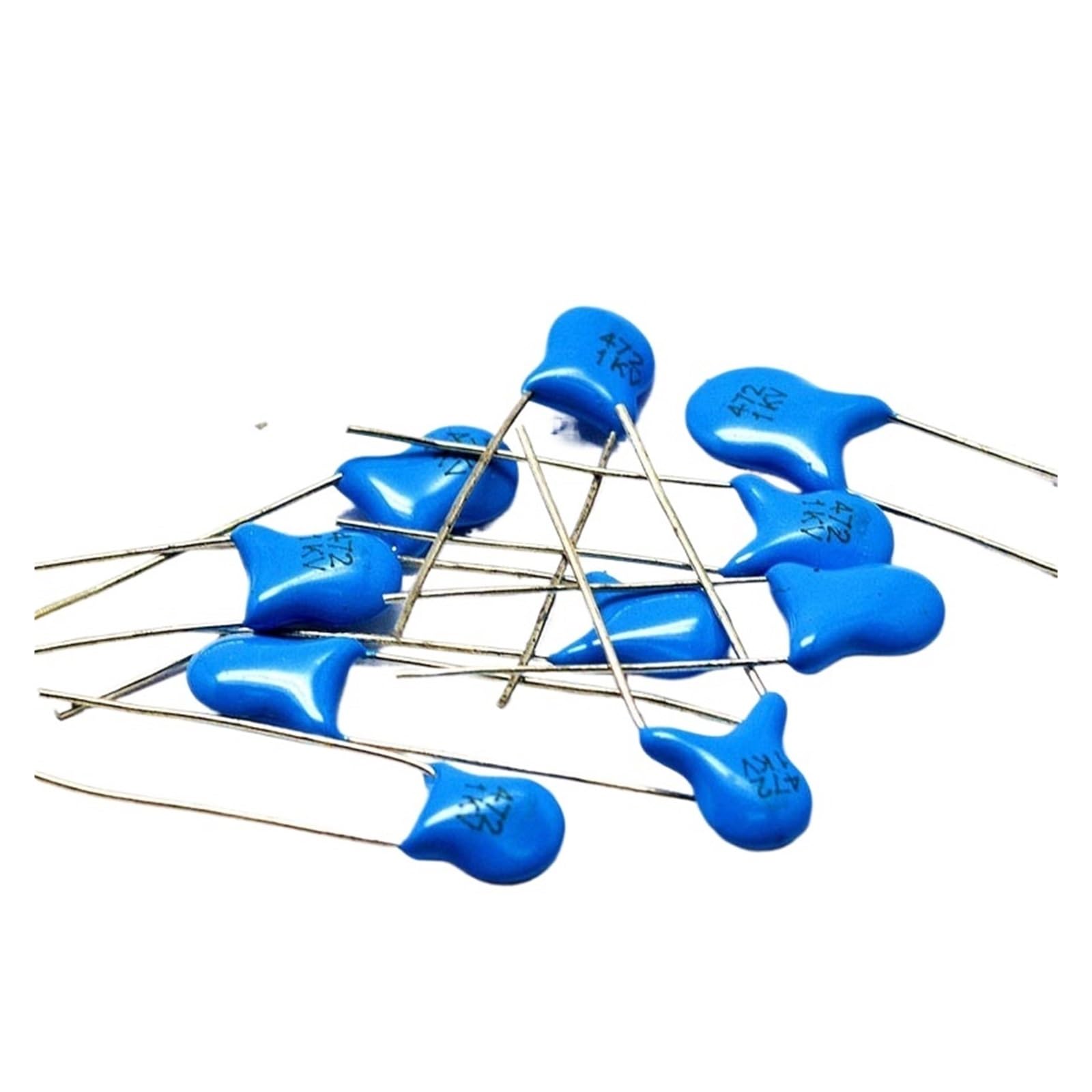 ICXLPMC 50pcs 4.7nF 472 1KV 4700pF High Voltage Ceramic Disc Capacitor
