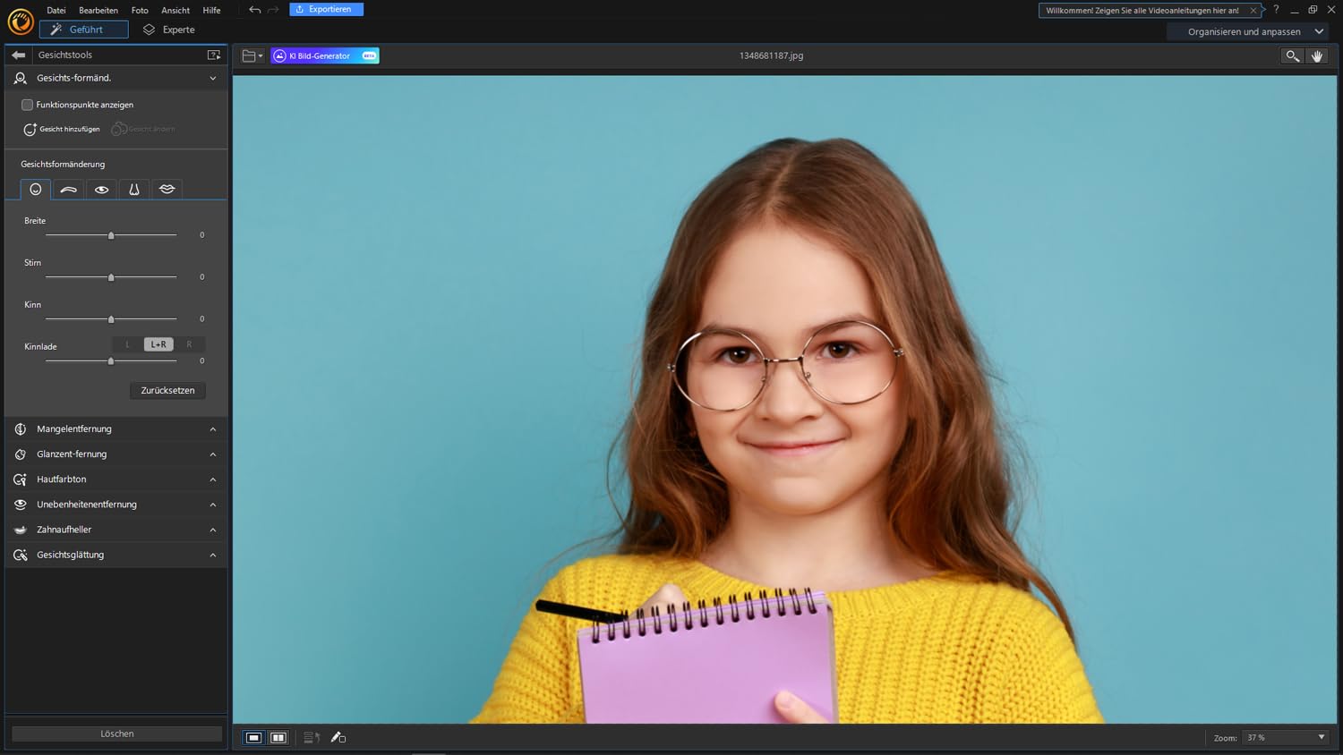 CyberLink PhotoDirector 2025 Ultra Leistungsstarkes Bildbearbeitungsprogramm Komplettes Fotostudio Erstellt perpekte Fotocollage / Fotoshow / Panorama Lichteffekte GIF Windows 10/11 [Box]