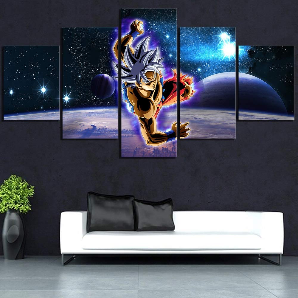 Dragon Ball Z Goku Ultra Instinkt Poster 40x60cm - Anime Wandbild Ohne Rahmen