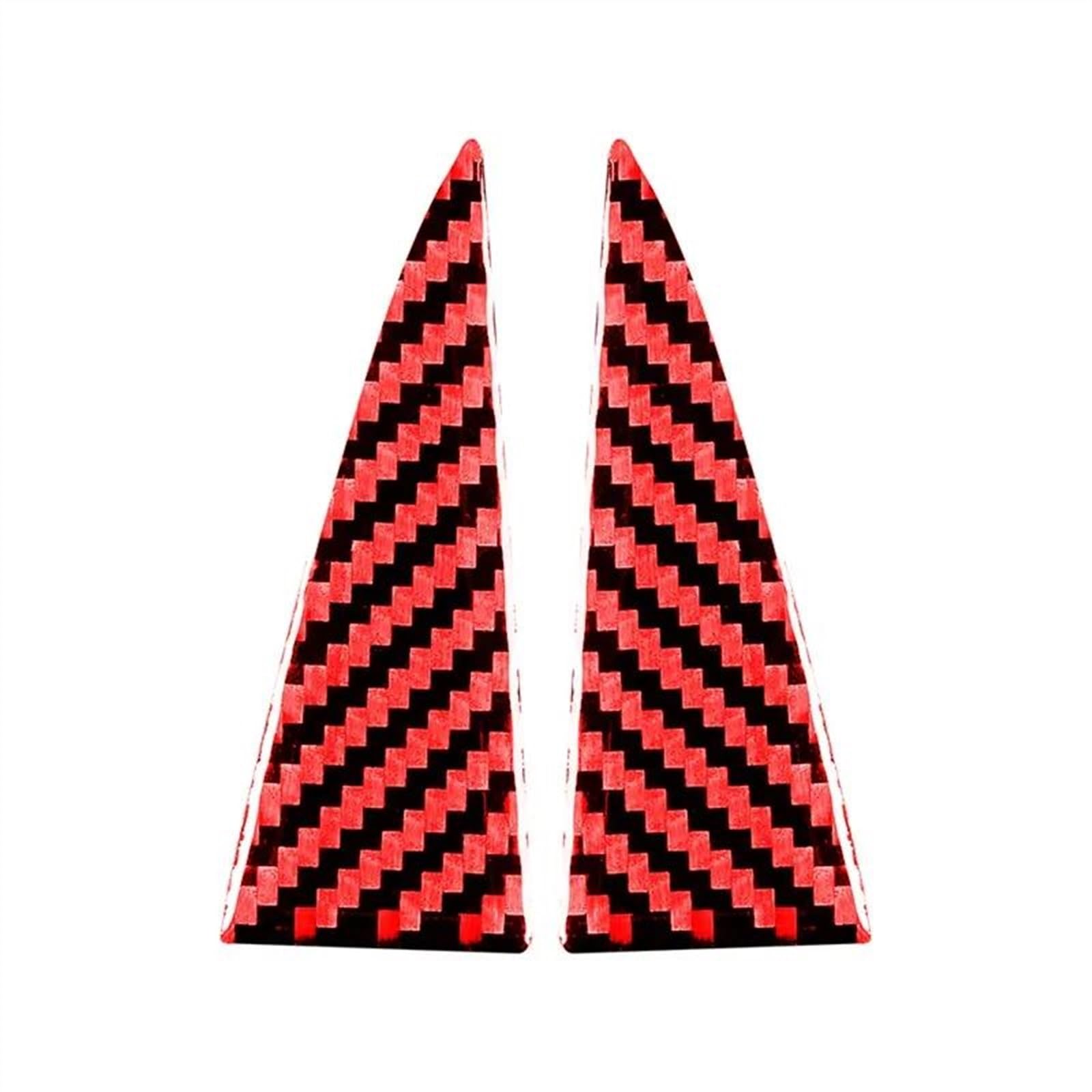 Piwine Rosso Carbon Fiber Accessory Modified Interior Car Door Armrest Decoration Cover Stickers For Z4 Series G28 G29 2019-2023