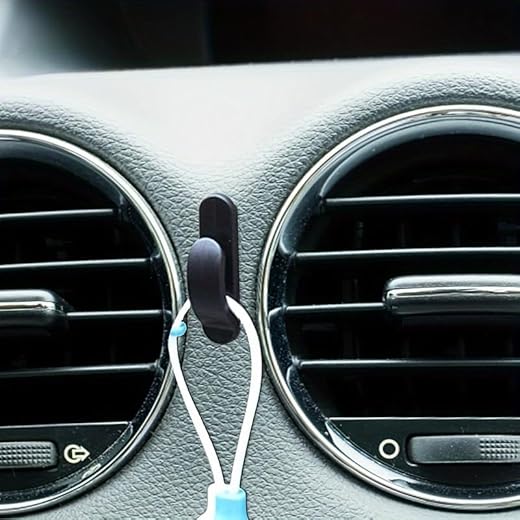 4PCS Black Self-Adhesive Car Hooks,Hidden Mini Design,Universal for Kitchen & Bathroom,Durable Plastic,Easy Installation,Ideal for Hanging Accessories,Car AccessoriesSleek Black