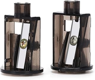 2 Pieces Electric Pencil Sharpener Automatic Pencil Sharpener Home Office School Supplies,Plastic