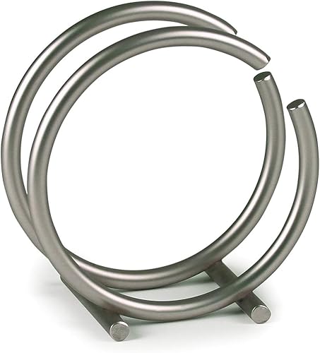 Miniatura 4 de Spectrum 50270 Euro servilletero redondo, Acero, Níquel Satinado, Total 1