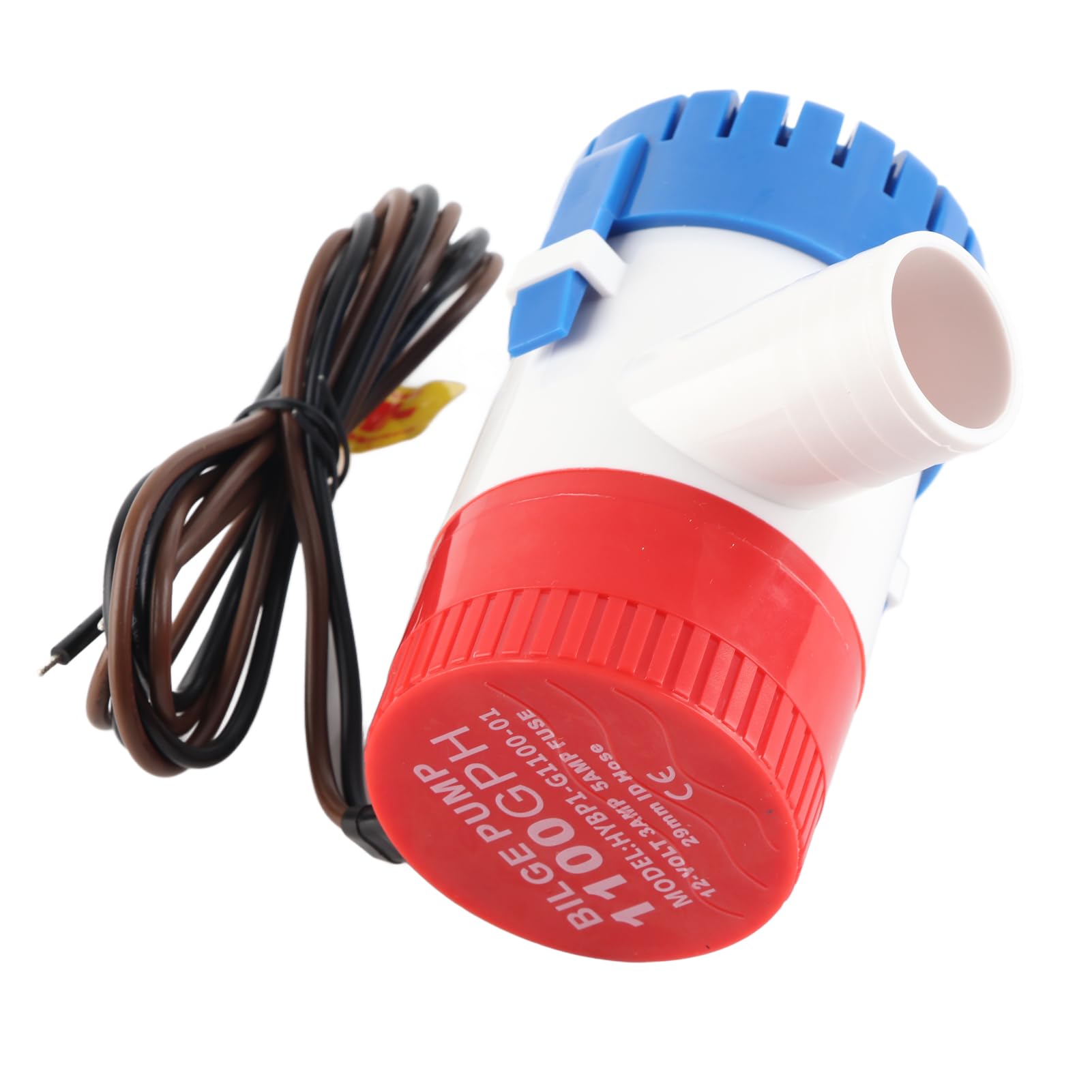 1100GPH 12V Tauch-Bilgenpumpe Effizienter Motor Anti-Airlock-Schutz Marinezubehör