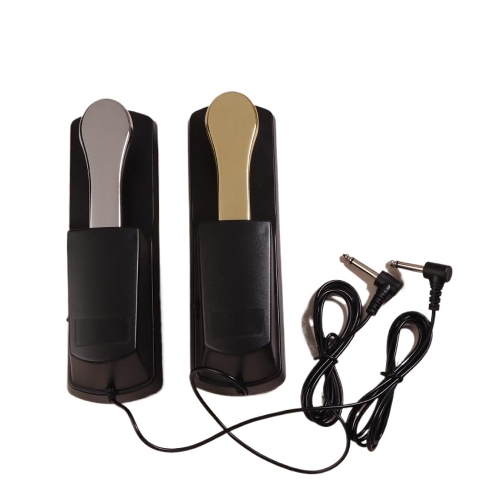 Sostenere pedale Pedale Sustain con interruttore di polarità | For tastiera sintetizzatore pianoforti digitali pianoforte elettrico tamburo accessori for strumenti musicali(Gold)