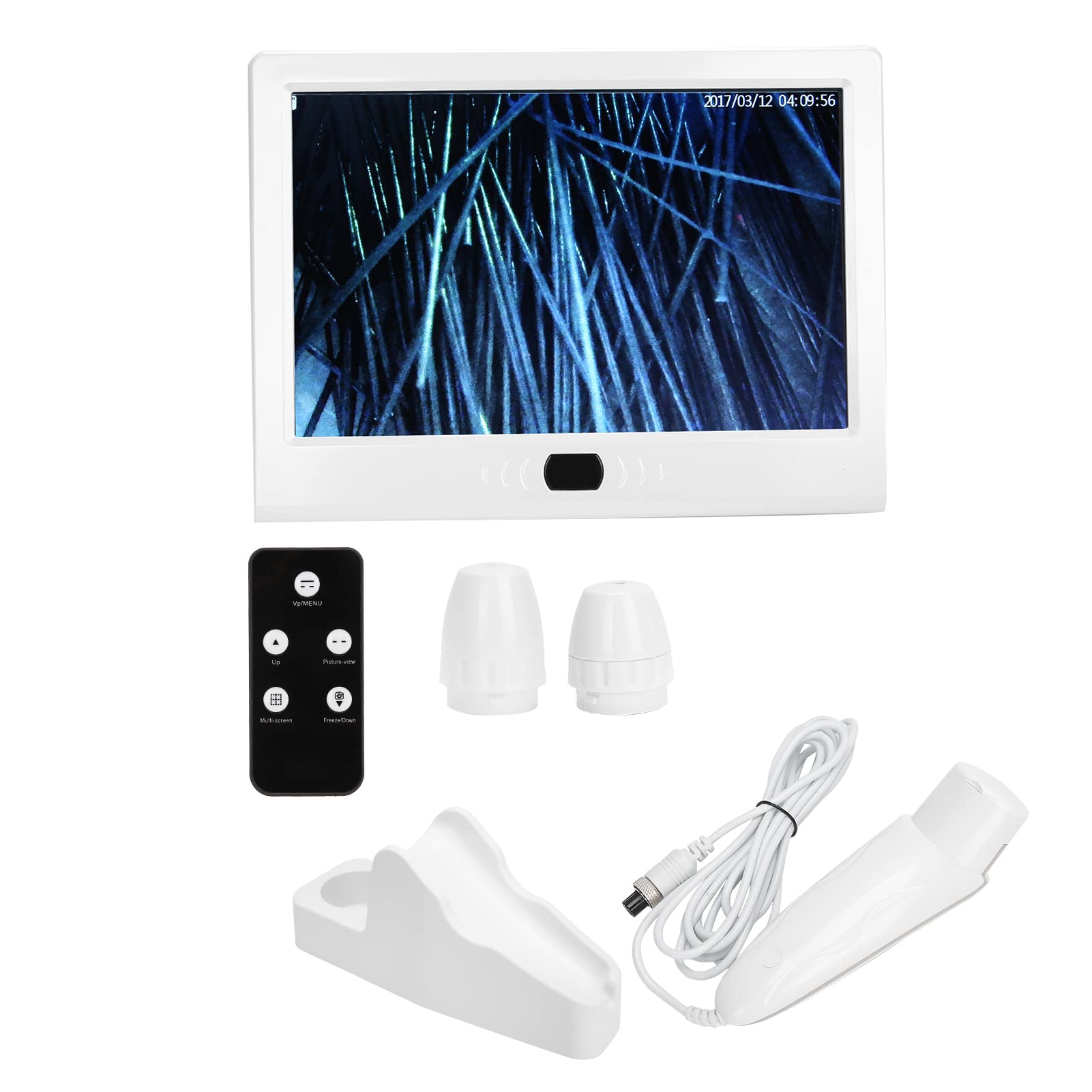 skin analyzerScalp Detector,12Inch Skin Scalp Detector Multifunctional Rechargeable Hair Follicle Skin Analyser Machine 110240V(US plug) Skin Analyzer