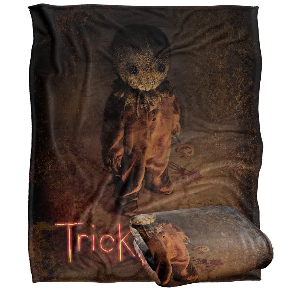 Plaid TRICK 'R TREAT couverture douce contre le froid jeté de canapé soyeux 152x127cm