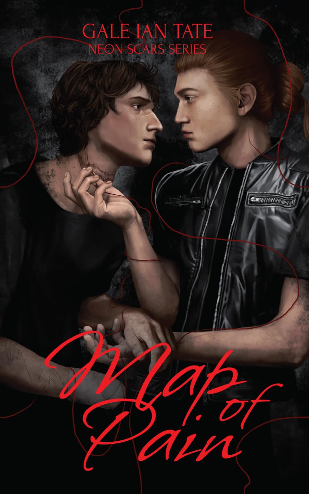 Map of Pain: A Steamy M/M Redemptive Vampire Romance (Neon Scars, Band 3)