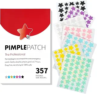 スポットパッチ 可愛い 星型 ハイドロコロイド パッチ 肌荒れケア pimple patch 357pcs 通勤 デート フェスティバル