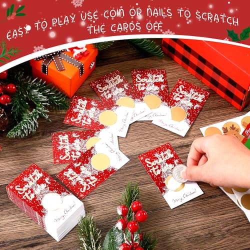 Cartes à gratter pour cadeaux d'invités de mariage et fêtes de Noël - 3