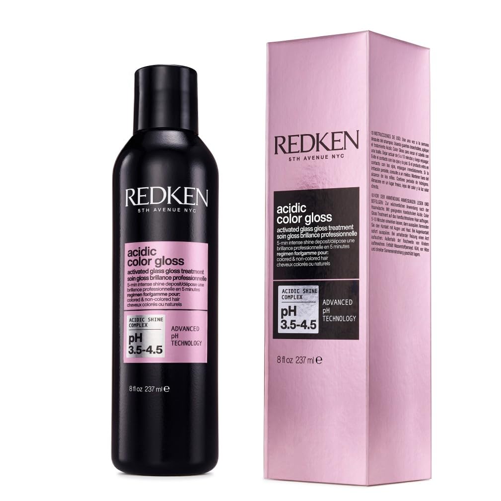 Acidic Color Gloss Activated Glass Gloss Treatment, Hair Gloss Treatment for Glass-Like Shine 237ml