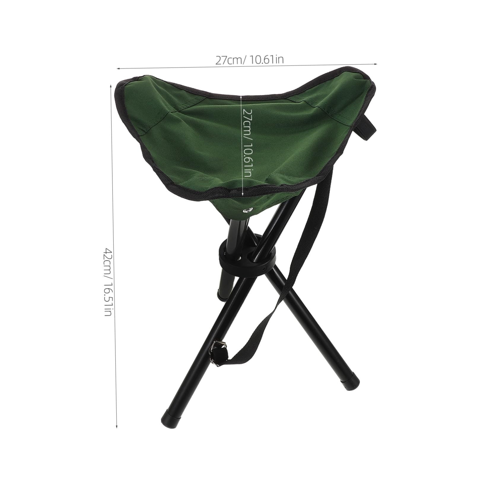 POPETPOP Lightweight Heavy Duty Travel Fishing Stool Outdoor Chair for Hiking Picnics and Beach Durable for Camping Adventures