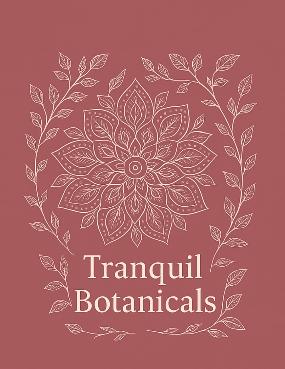 Tranquil Botanicals: A Nature-Inspired Coloring Journey