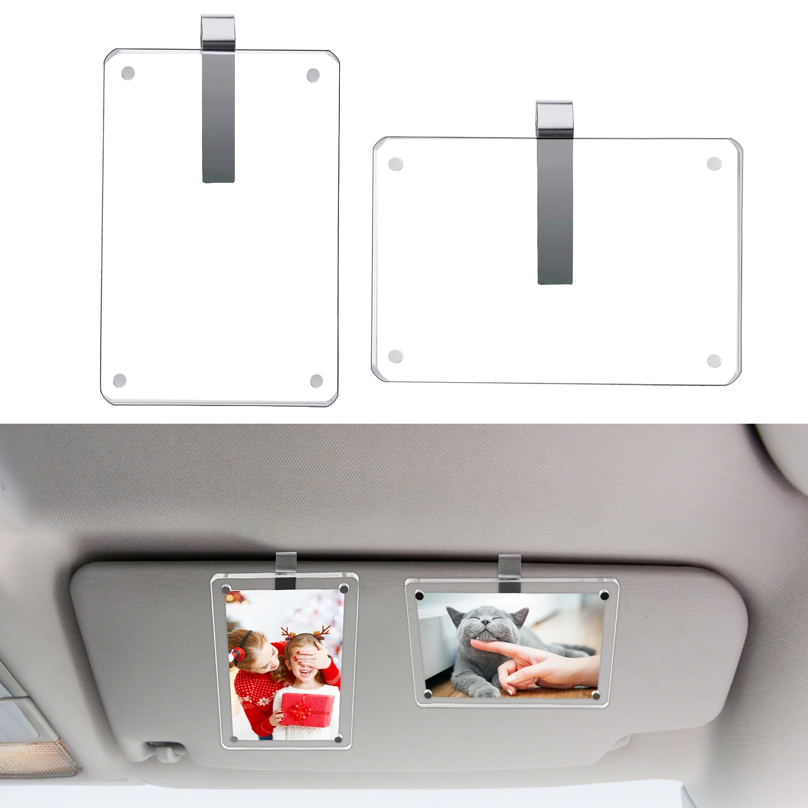 Amazon.co.jp: MAZERO アクリル フォトフレーム サンバイザー用