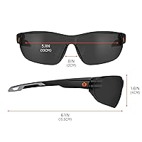 Vista 6 de Ergodyne Skullerz VALI - Gafas de seguridad antiarañazos, antivaho, ANSI z87.1