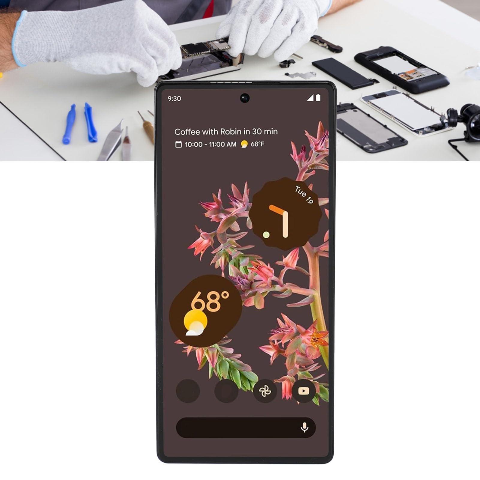 Wymiana digitizerów ekranu telefonu dla 6 5G Clear Screens Experience z zestawem narzędzi do naprawy idealny do wymiany wyświetlaczy, odpowiedni do konserwacji, rozmiar ekranu 6,4 cala