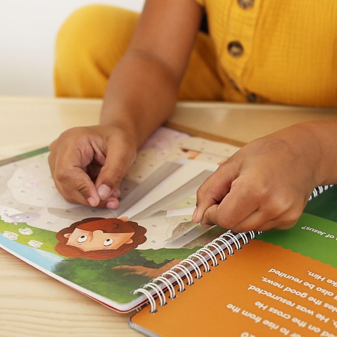 The Life of Jesus Sticker Stories: Libro de actividades del Nuevo Testamento, 756 calcomanías, 10 historias, encuadernado en espiral, a partir de 7 años