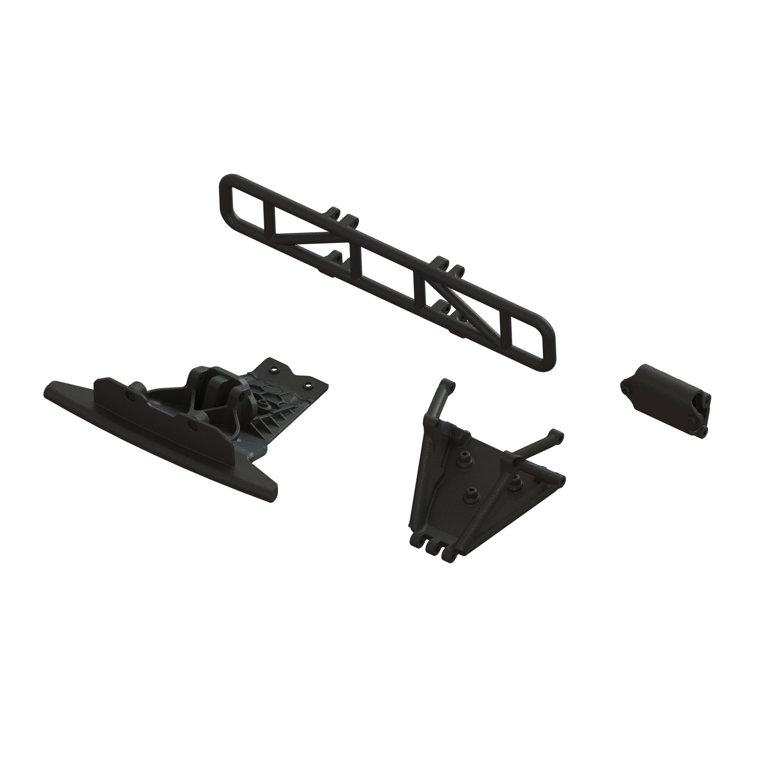 ARRMA Lower Skid And Bumper Set Black ARA-1577