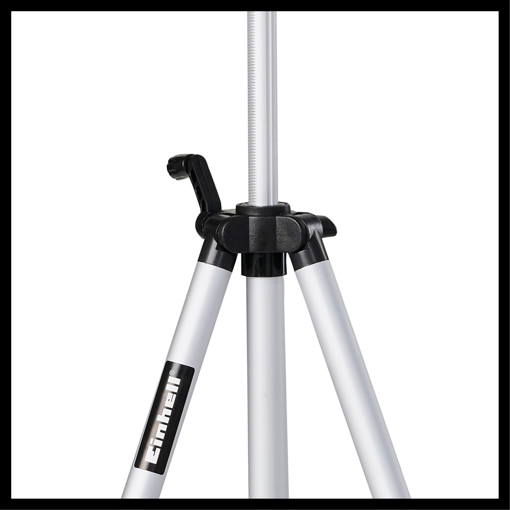 Original Einhell Trípode telescópico para equipos de medición láser (accesorios para equipos de medición, ajustable en altura 37 cm - 110 cm, altura de transporte de 37 cm con bolsa, rosca de 1/4")