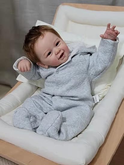 Amazon Co Jp 赤ちゃん リボーン ドール 21インチかわいい シリコン笑顔 ドール全身ソフトリアルリアルタッチおもちゃ誕生日プレゼント 最高な贈り物でしょう Blue Eyes おもちゃ Amazon Co Jp 赤ちゃん リボーン ドール 21インチかわいい シリコン笑顔 ドール全身ソフトリアルリアルタッチおもちゃ誕生日プレゼント 最高な贈り物でしょう Blue Eyes おもちゃ