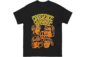 Creedence Clearwater Revival T-Shirt: Rock and Roll Iconography on a Trendy Black Tee