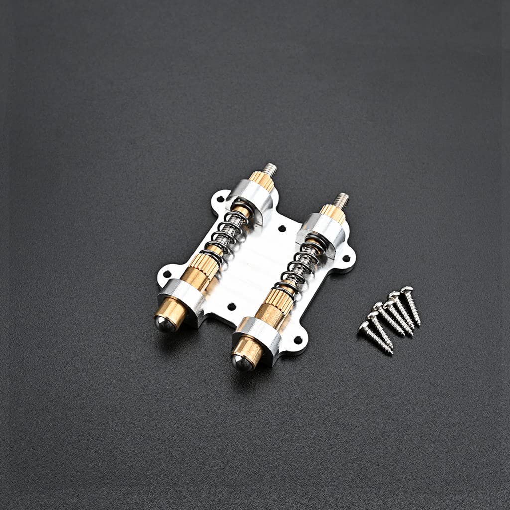 Alnicov Stabilizzatore del ponte del tremolo per chitarra doppio, kit dispositivo di stabilizzazione del tappo del tremolo per chitarra per chitarra elettrica