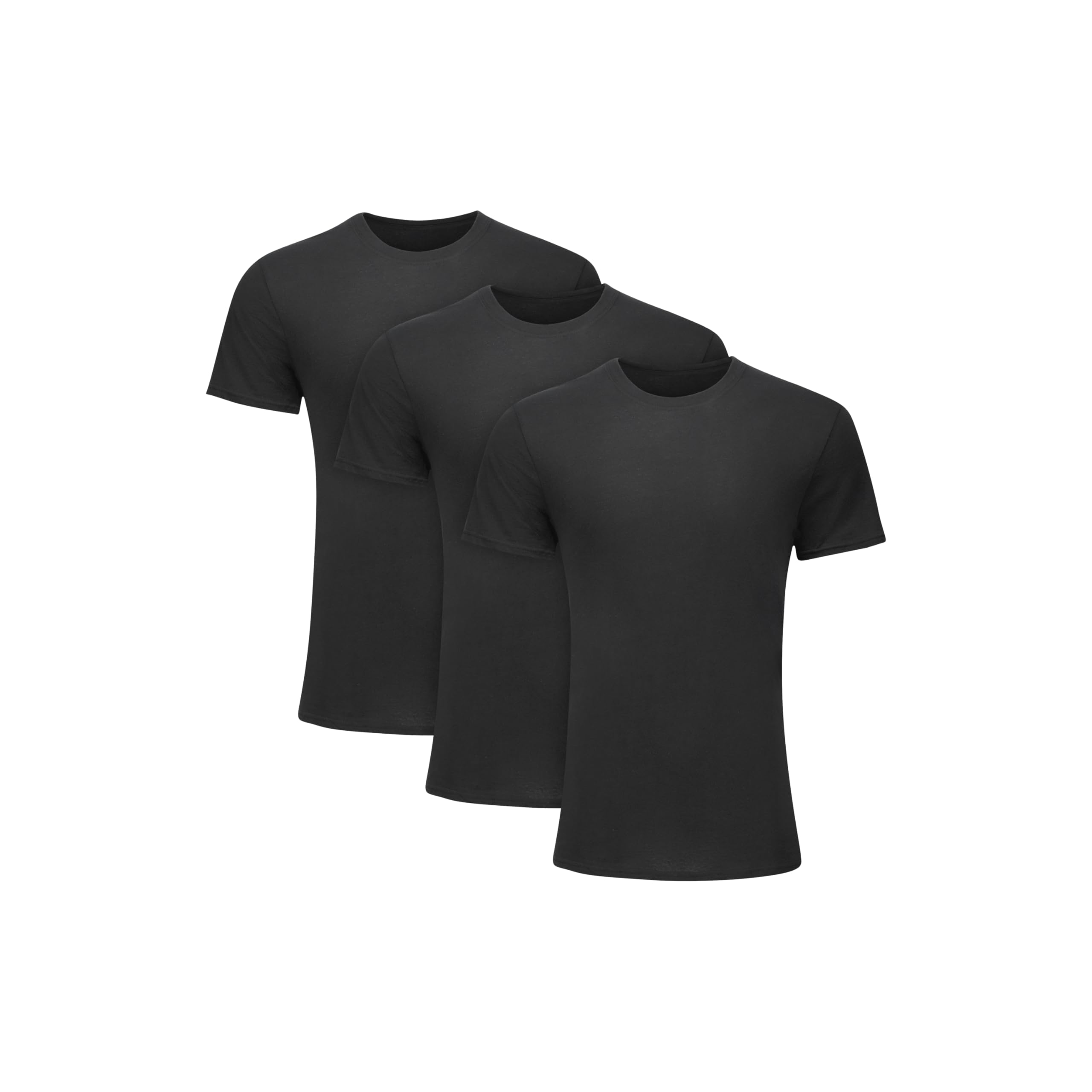 Hanes Men's Ultimate Comfort Fit Cotton Stretch Crewneck Undershirts, Multipack