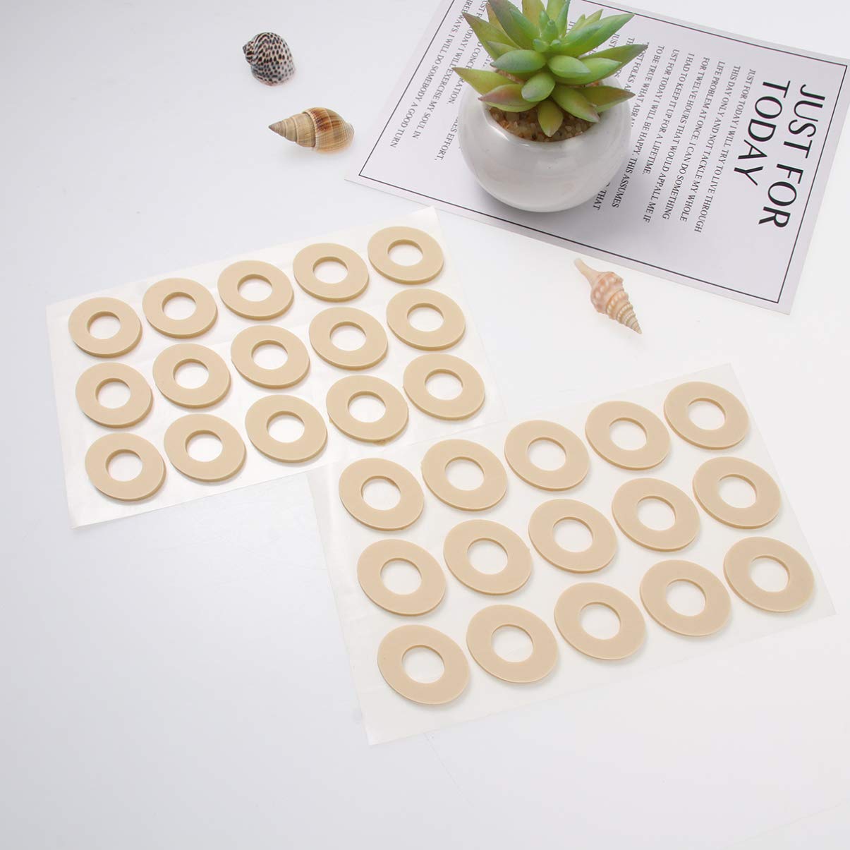 EXCEART 45Pcs Almohadillas para Callos Almohadillas para Callos Almohadillas para Los Dedos de Los Pies Cojines de Maíz Cojines Autoadhesivos para Callos Cojín de Forma Ovalada