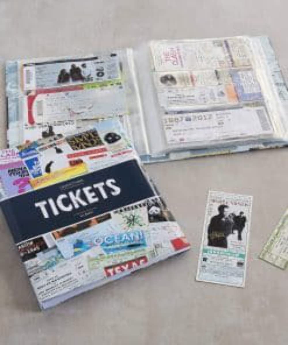 Album für 156 Eintrittskarten: Album für 156 Eintrittskarten und Tickets