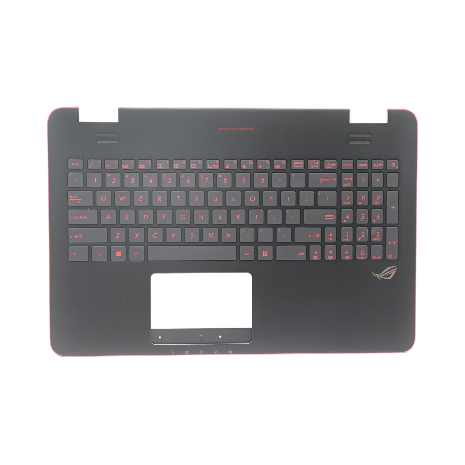 New Replacement Palmrest for Asus Rog G551 G551J G551JK G551JM G551JW GL551 GL551J GL551JK GL551JM GL551JW GL551JX Upper Case with Backlit Keyboard US