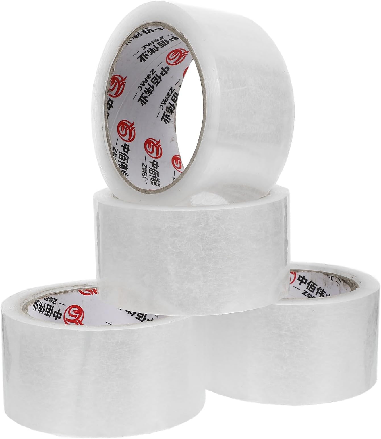 ABOOFAN 4 Rolls Packing Tape 5cm X 55m Self-Adhesive Sealing Tape for Shipping Boxes Industrial Packaging Supply