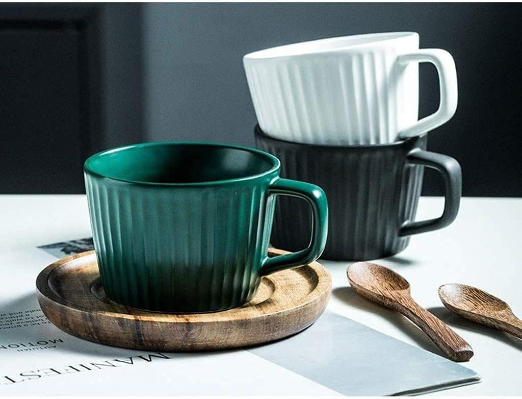 Milk Frother Cup Milk jug decor Three-color Household Ceramic Milk Cup Coffee Cup Tea Water Cup Gravy Cup mini Milk jug (Color : A)