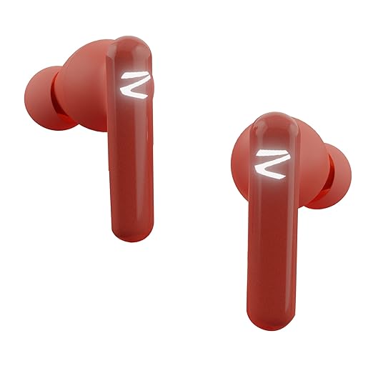 ZEBRONICS Sound Bomb G1 Gaming Bluetooth True Wireless Stereo in Ear Earbuds, 50Ms Low Latency, AAC Support, Flash Connect, Deep Bass, Splash Proof, Voice Assistant, Bt V5.0 with Mic (Red) at Rs. 716