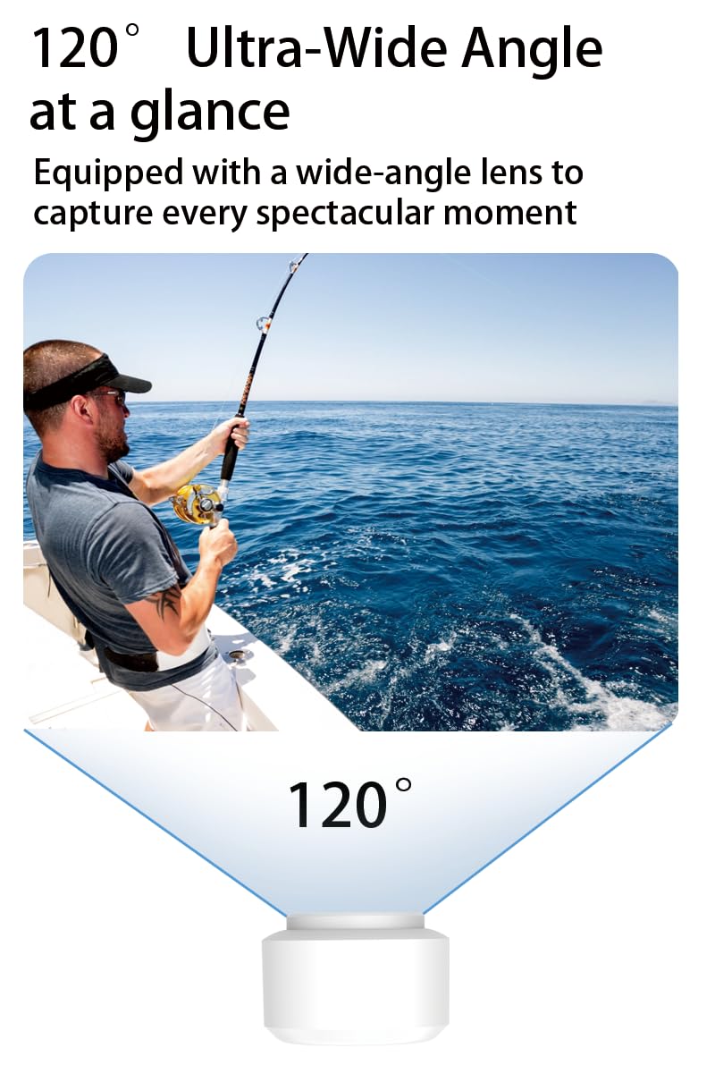 Mini caméra corporelle 2,7 K avec écran de 64 Go | Caméra d'action portable | Batterie 5 heures, support mains libres magnétique pour le travail, la sécurité, le sport, les animaux de compagnie, le