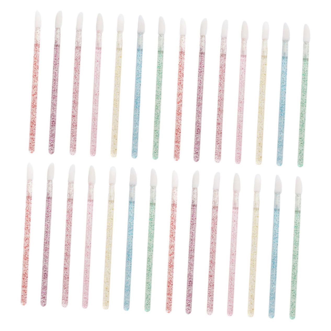Gogogmee Plastic Lip Brush 350pcs Disposable Lipstick Applicators Makeup Beauty Tools Set