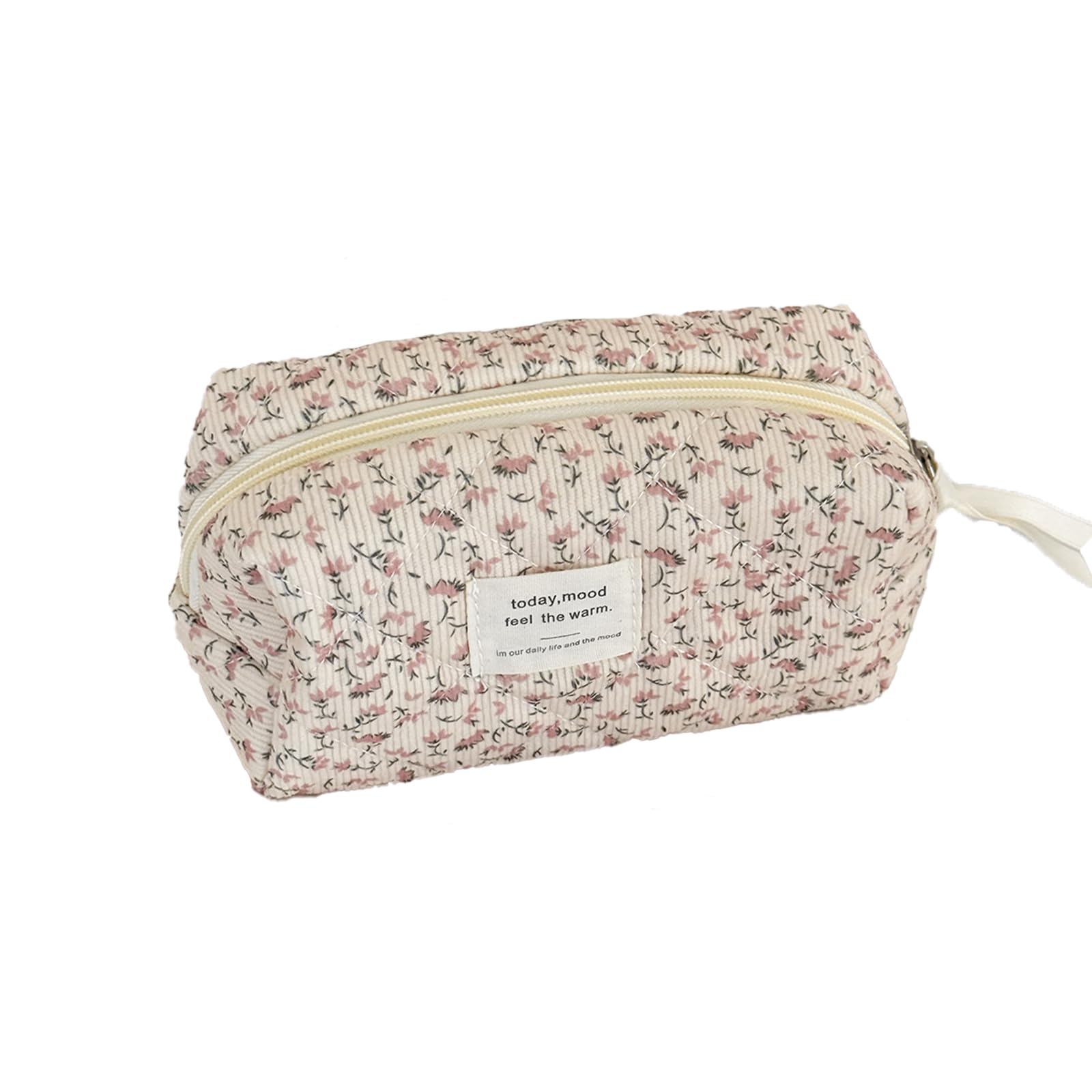 Qiwenr Pencil case, Pencil case with, the Cartoon Bag is Small and Cute and can be Used as Money Bag (Pink) — image 1