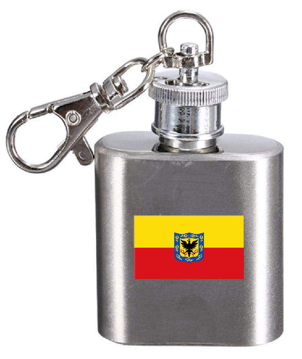 Flasque porte-clés Colombie Bogota anti-fuite de poche