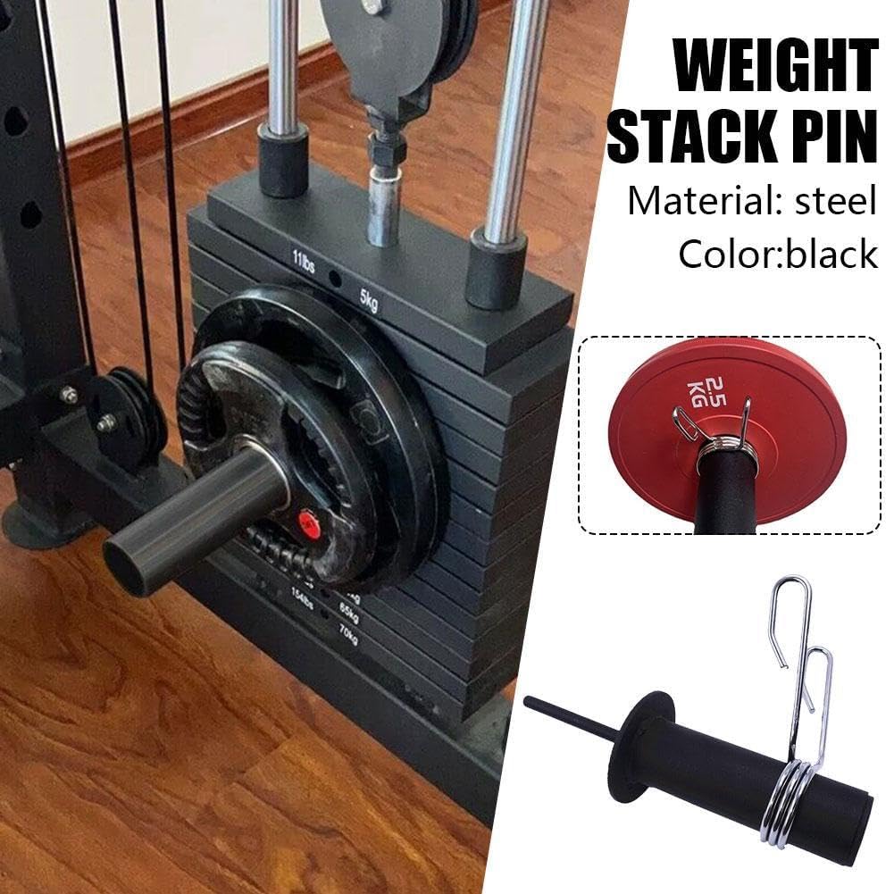 Goupille De Sécurité Pour Poids De Musculation – Métal + ABS – Pour Haltères, Machines – Idéale Salle De Sport Maison - 2