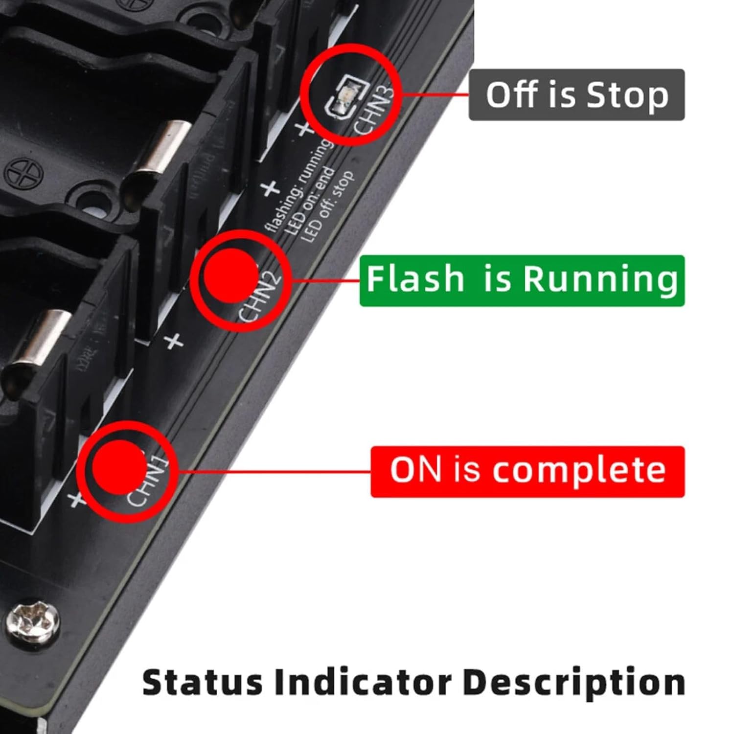 DC 5V 10A 8CH Battery Capacity Internal Resistance Tester with 2.4" LCD Screen Not Support Reverse Connection Protection
