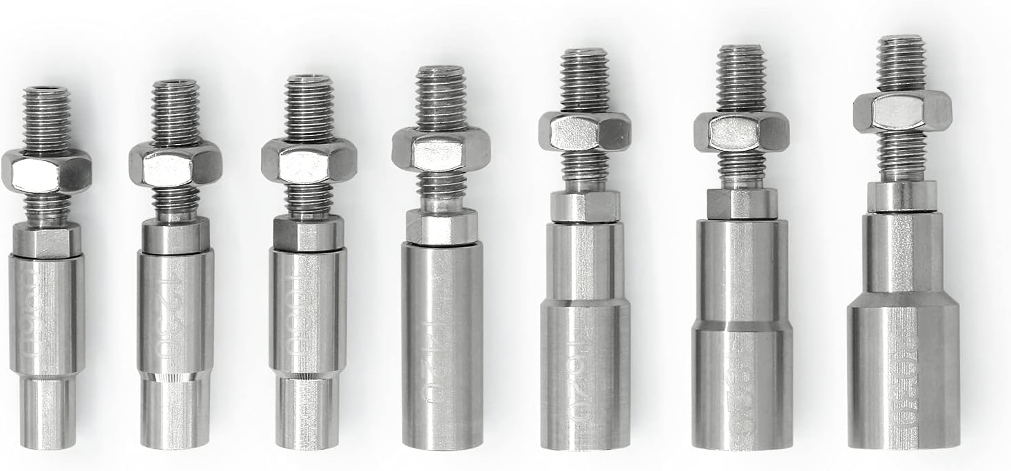 Muzzle Sleeves Fit Kamsin 1170 Pneumatic Thumbtack Gun, 7 Barrel