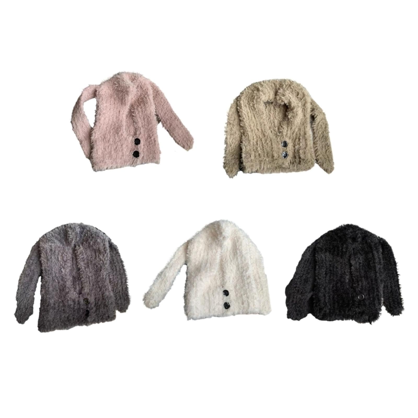 Gorros De Punto para Sombrero Tejido Beanie Sombrero Gorro Grueso Gorro Orejeras Gorra De Ciclismo Niñas Sombrero Al Aire Libre