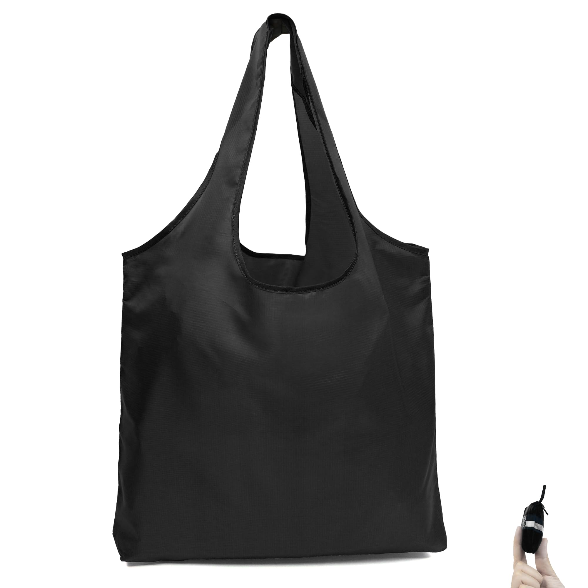 BeeGreen Reusable Grocery Shopping Bag -Travel Tote Bag - Foldable Compact Sturdy Bags