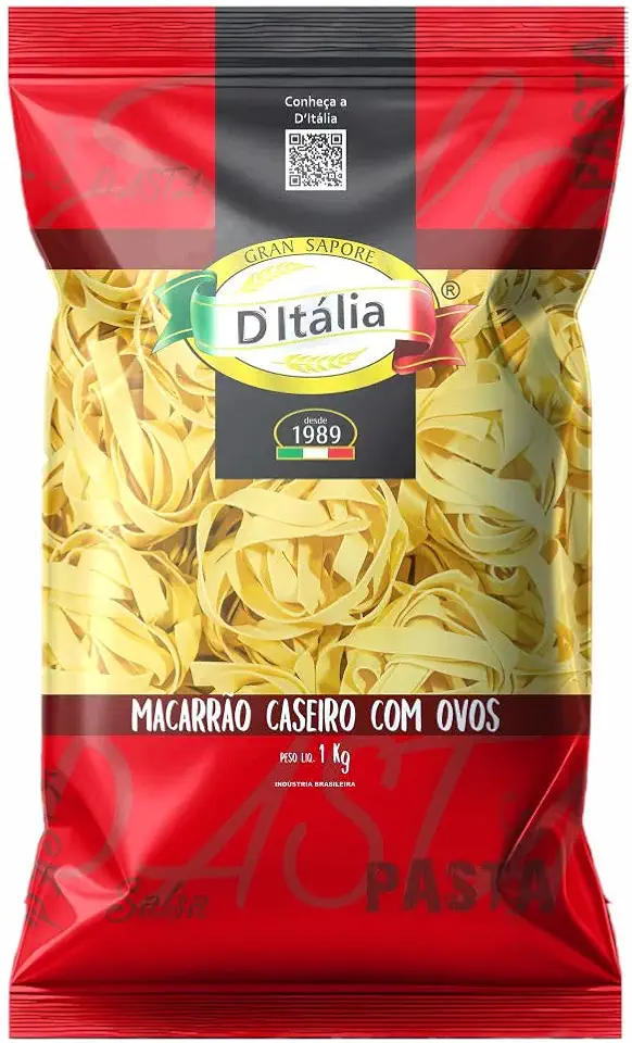 Macarrão Ninho Caseiro DItália Pct 1kg - Pappardelle