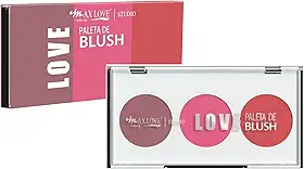 Paleta De Blush Trio, Max Love - Cor: 1